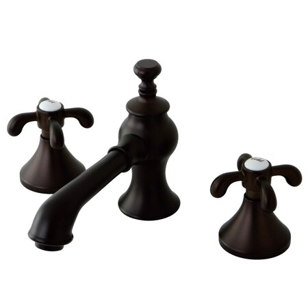 Kingston Brass KC7065TX 8" Widespread Bathroom Faucet, Oil Rubbed Bronze KC7065TX